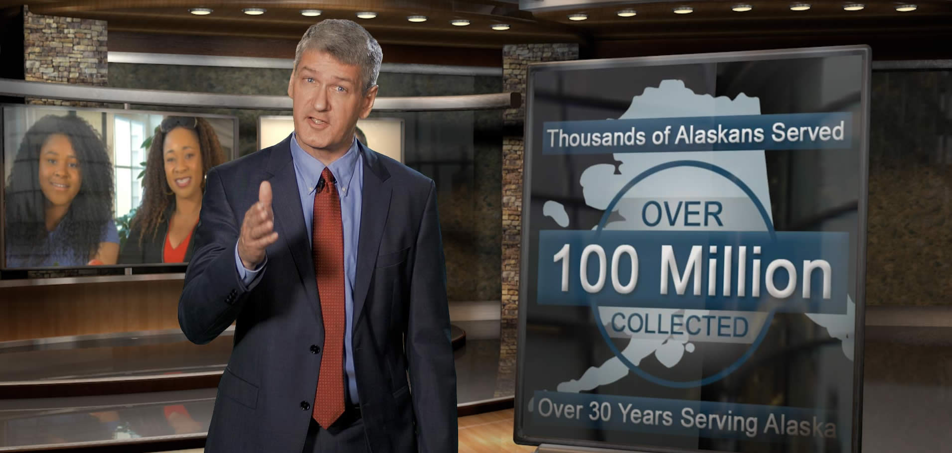 Over 100 Million Dollars collected for Thousands of Good Alaskans who were hurt or lost loved ones.